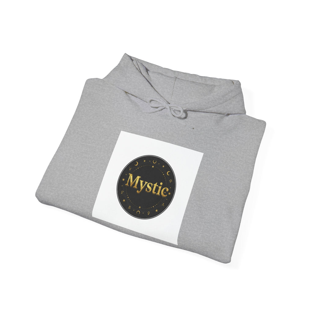 Mystic circle occult type Hoodie | tarot typography, esoteric print