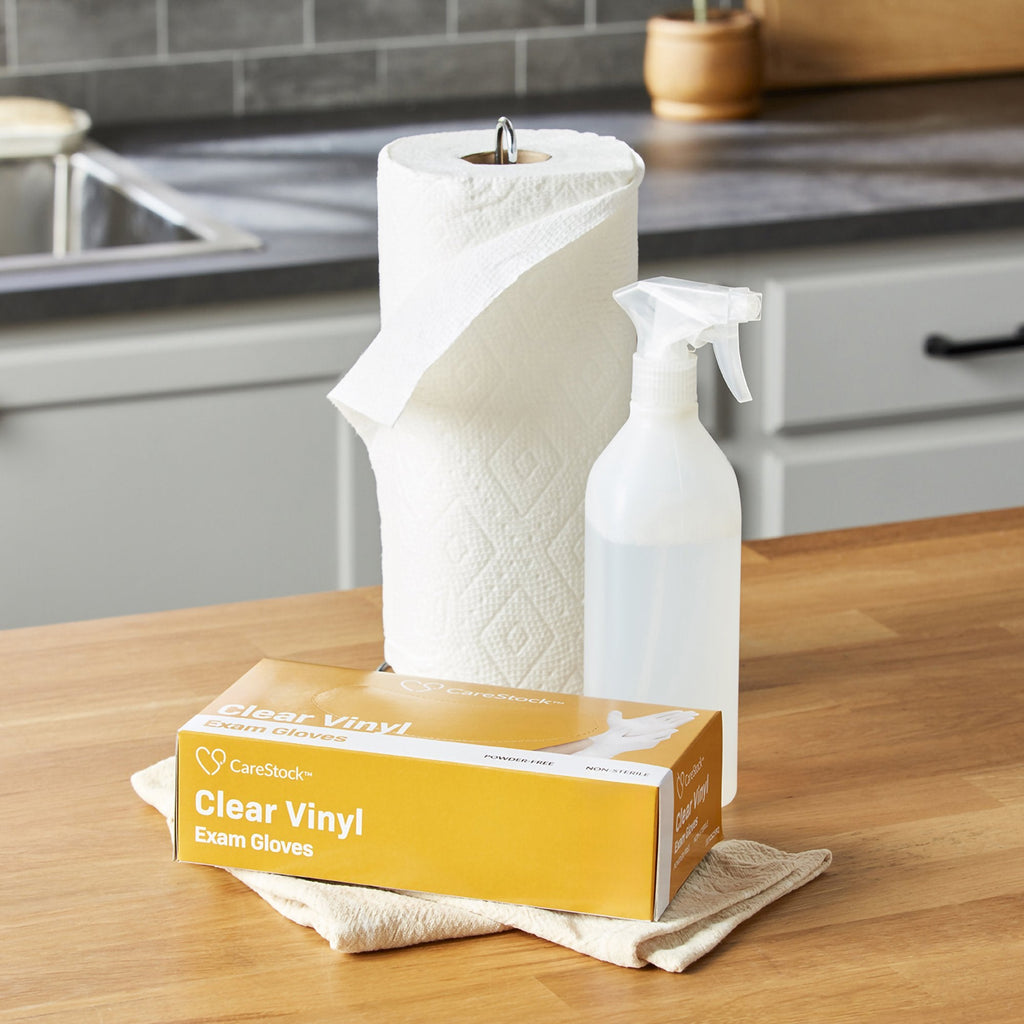 CareStock™ Vinyl Exam Glove, Extra Large, Ivory CS2598