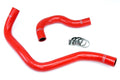 HPS Performance HPS Red Reinforced Silicone Radiator Hose Kit Coolant Acura 90-93 Integra B18 B20
