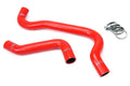 HPS Performance HPS Red Reinforced Silicone Radiator Hose Kit Coolant Dodge 03-05 Neon SRT-4 Turbo