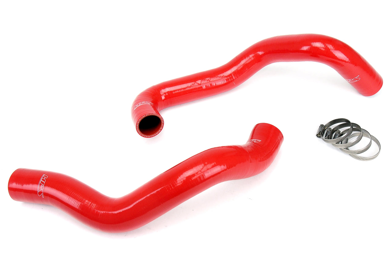 HPS Performance HPS Red Reinforced Silicone Radiator Hose Kit Coolant Ford 94-95 Mustang GT / Cobra