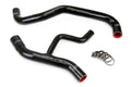 HPS Performance HPS Black Reinforced Silicone Radiator Hose Kit Coolant Ford 02-04 Mustang GT