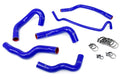HPS Performance HPS Blue Reinforced Silicone Radiator Hose Kit Coolant Ford 05-06 Mustang V8