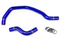 HPS Performance Products HPS Blue Reinforced Silicone Radiator Hose Kit Coolant Honda 92-00 Civic SOHC D15 D16