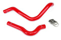 HPS Performance Products HPS Red Reinforced Silicone Radiator Hose Kit Coolant Honda 92-00 Civic w/ B16