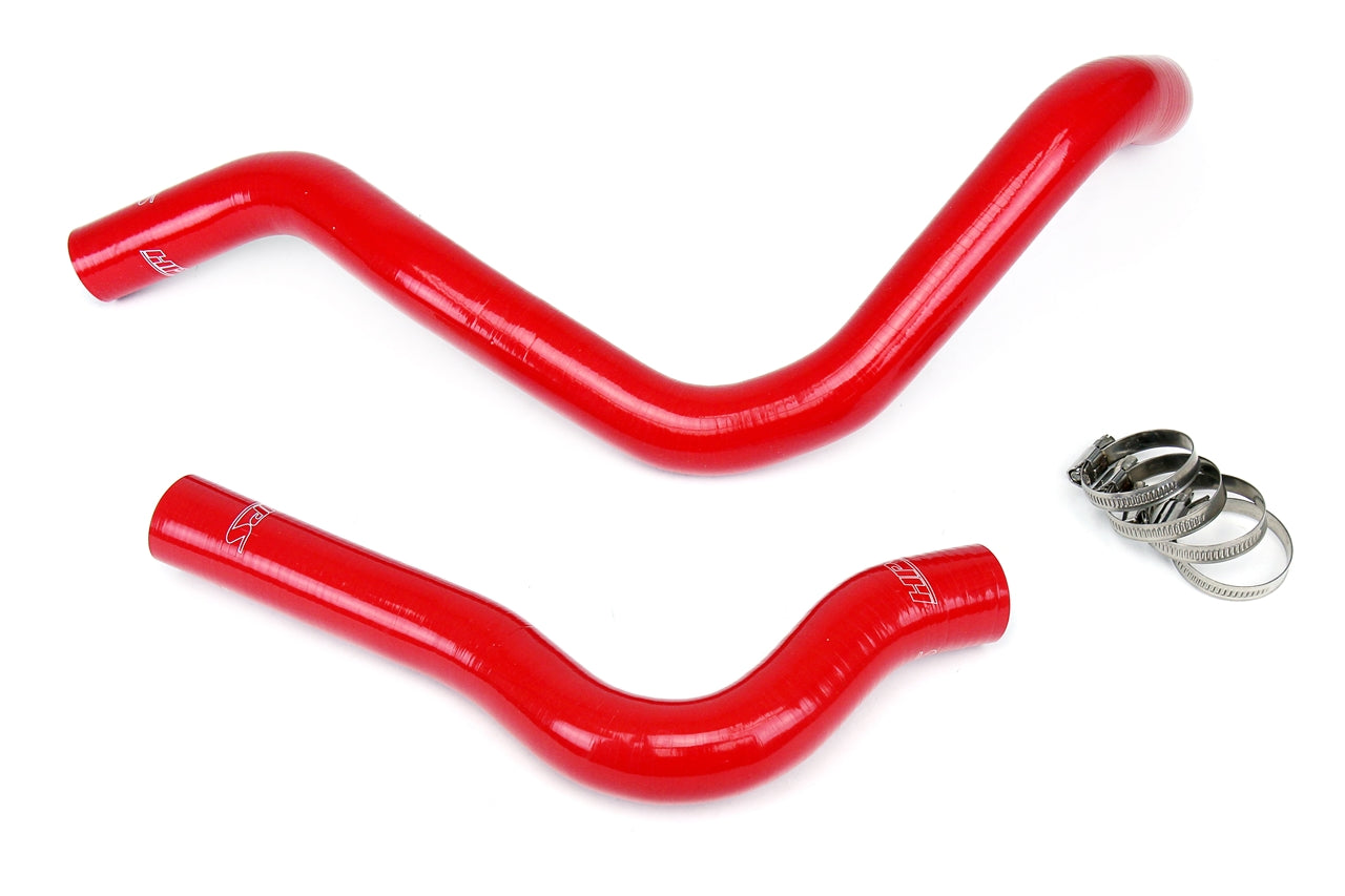HPS Performance Products HPS Red Reinforced Silicone Radiator Hose Kit Coolant Honda 92-00 Civic w/ B16
