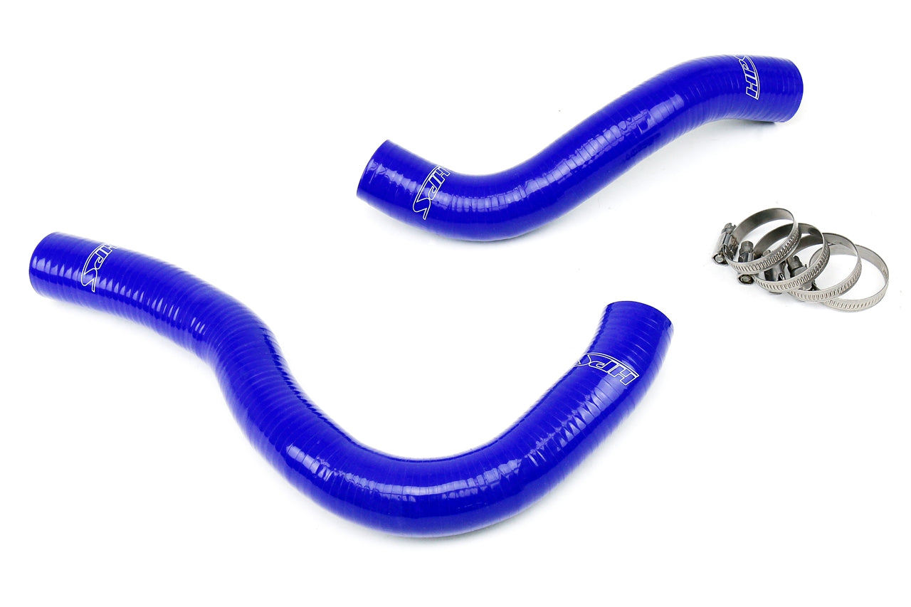 HPS Performance HPS Blue Reinforced Silicone Radiator Hose Kit Coolant Honda 02-05 Civic Si