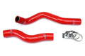HPS Performance HPS Red Reinforced Silicone Radiator Hose Kit Coolant Honda 06-11 Civic Non Si R18A1 R16