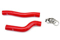 HPS Performance HPS Red Reinforced Silicone Radiator Hose Kit Coolant Hyundai 10-12 Genesis Coupe 2.0T Turbo