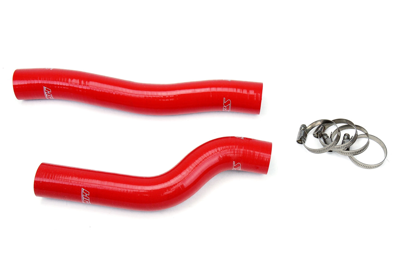 HPS Performance HPS Red Reinforced Silicone Radiator Hose Kit Coolant Hyundai 10-12 Genesis Coupe 2.0T Turbo