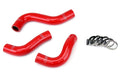 HPS Performance Products HPS Red Reinforced Silicone Radiator Hose Kit Coolant Mazda 90-93 Miata