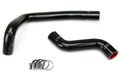 HPS Performance HPS Black Reinforced Silicone Radiator Hose Kit Coolant Mazda 93-97 RX7 FD3S