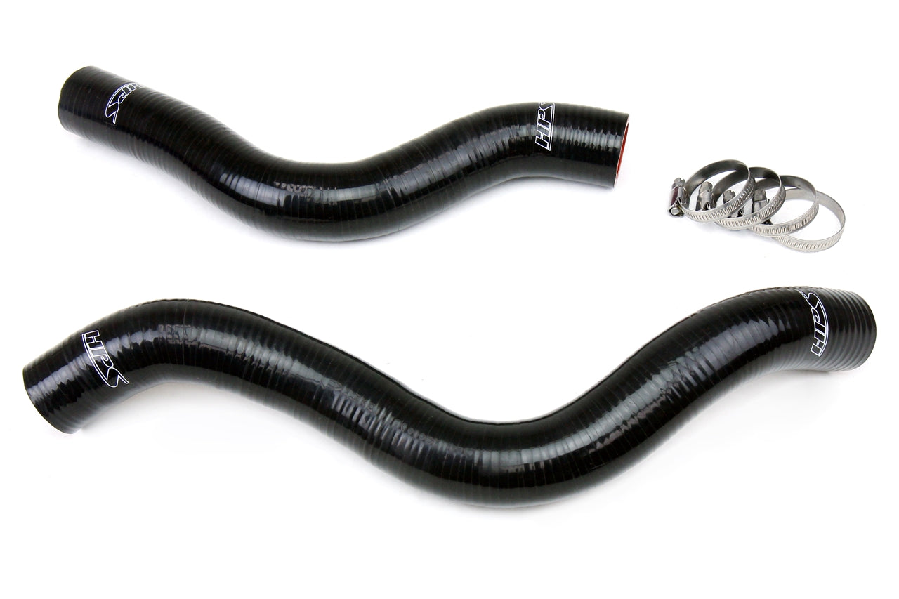 HPS Performance HPS Black Reinforced Silicone Radiator Hose Kit Coolant Mitsubishi 90-94 Eclipse 2.0L