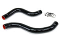 HPS Performance HPS Black Reinforced Silicone Radiator Hose Kit Coolant Mitsubishi Lancer EVO 9