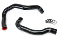 HPS Performance HPS Black Reinforced Silicone Radiator Hose Kit Coolant Nissan 89-98 240SX w/ KA