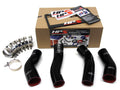 HPS Performance Products HPS Black Reinforced Silicone Intercooler Hose Kit Nissan 90-96 300ZX Twin Turbo