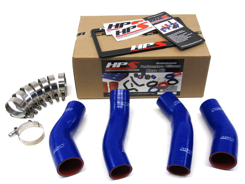 HPS Performance Products HPS Blue Reinforced Silicone Intercooler Hose Kit Nissan 90-96 300ZX Twin Turbo