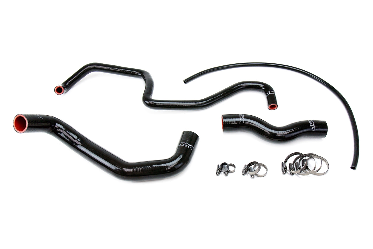 HPS Performance Products HPS Black Reinforced Silicone Radiator Hose Kit Coolant Infiniti 05-06 G35x Sedan