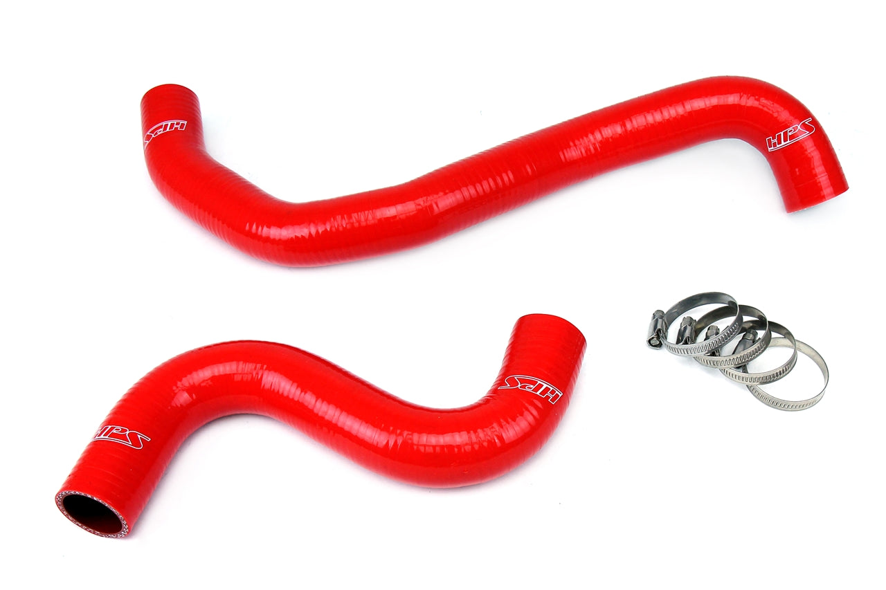 HPS Performance Products HPS Red Reinforced Silicone Radiator Hose Kit Coolant Nissan 09-13 GTR