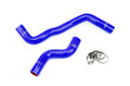 HPS Performance Products HPS Blue Reinforced Silicone Radiator Hose Kit Coolant Nissan 91-99 Sentra w/ SR