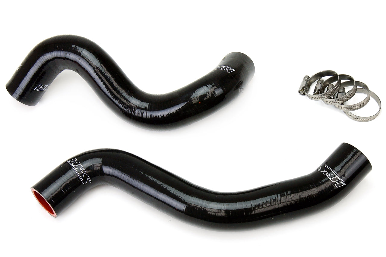HPS Performance HPS Black Reinforced Silicone Radiator Hose Kit Coolant Scion 05-10 tC