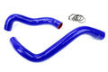 HPS Blue Reinforced Silicone Radiator Hose Kit Coolant Ford 99-01 F550 Superduty w/ 7.3L Diesel Single Alternator