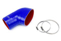 HPS Performance HPS Blue Reinforced Silicone Post MAF Air Intake Hose Kit BMW 01-06 E46 M3
