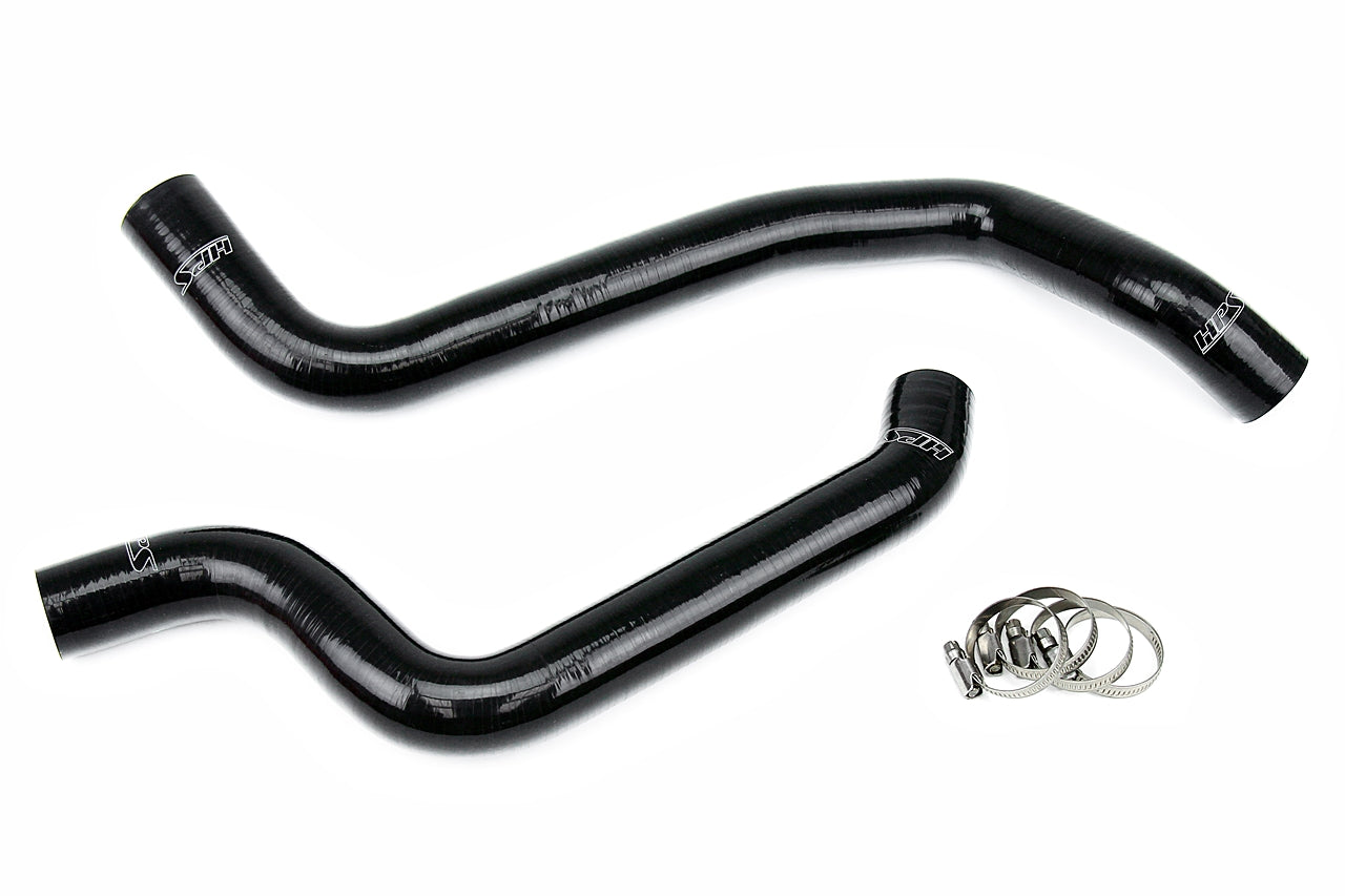 HPS Performance HPS Black Reinforced Silicone Radiator Hose Kit Coolant Dodge 91-96 Stealth DOHC NA & Turbo
