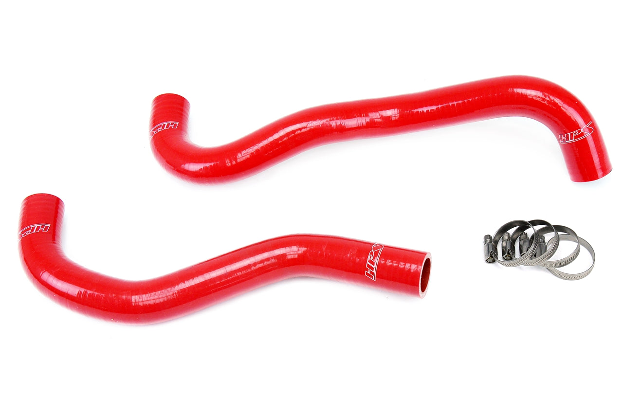 HPS Performance HPS Red Reinforced Silicone Radiator Hose Kit Coolant Honda 12-15 Civic Si
