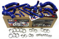HPS Performance Products HPS Blue Reinforced Silicone Radiator and Heater Hose Kit Coolant BMW 88-91 E30 M3 Left Hand Drive