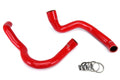 HPS Performance Products HPS Red Reinforced Silicone Radiator Hose Kit Coolant Jeep 91-01 Cherokee XJ 4.0L