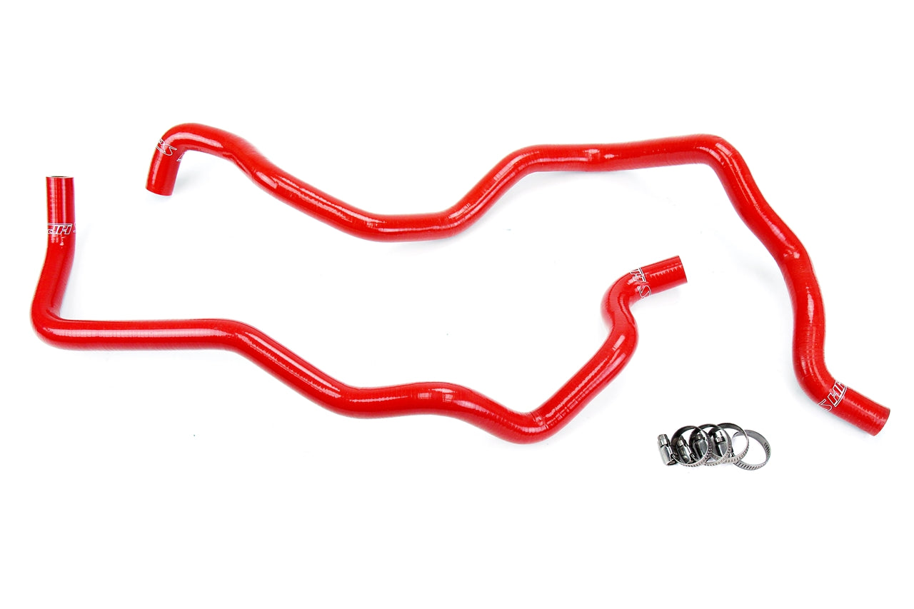 HPS Performance HPS Red Reinforced Silicone Heater Hose Kit Jeep 07-11 Wrangler JK 3.8L V6 Left Hand Drive