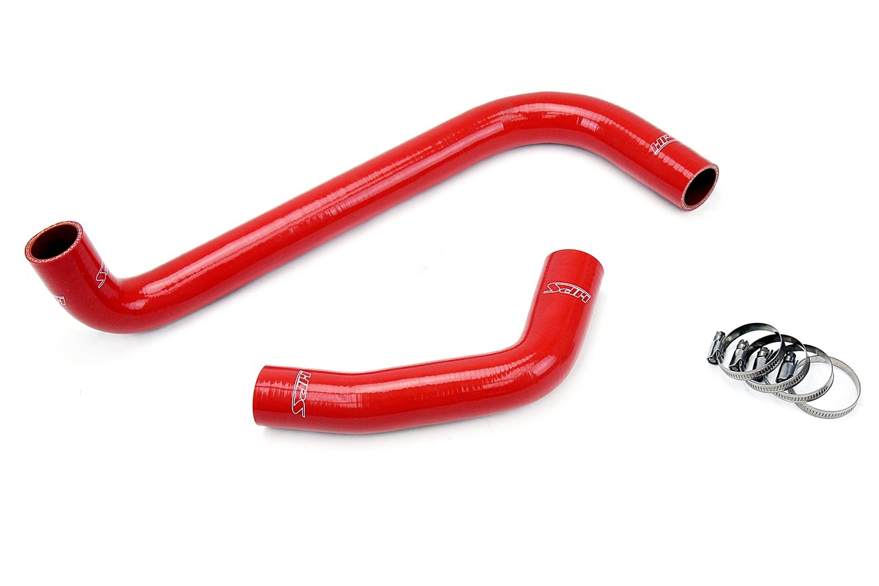 HPS Red Reinforced Silicone Radiator Hose Kit Coolant Toyota 04-06 Tundra V8 4.7L