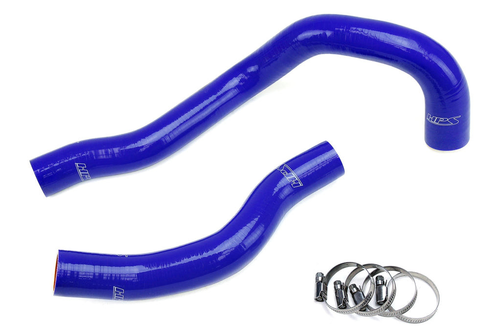 HPS Performance Products HPS Blue Reinforced Silicone Radiator Hose Kit Coolant Lexus 92-99 SC300 Non Turbo 2JZGE 3.0L I6