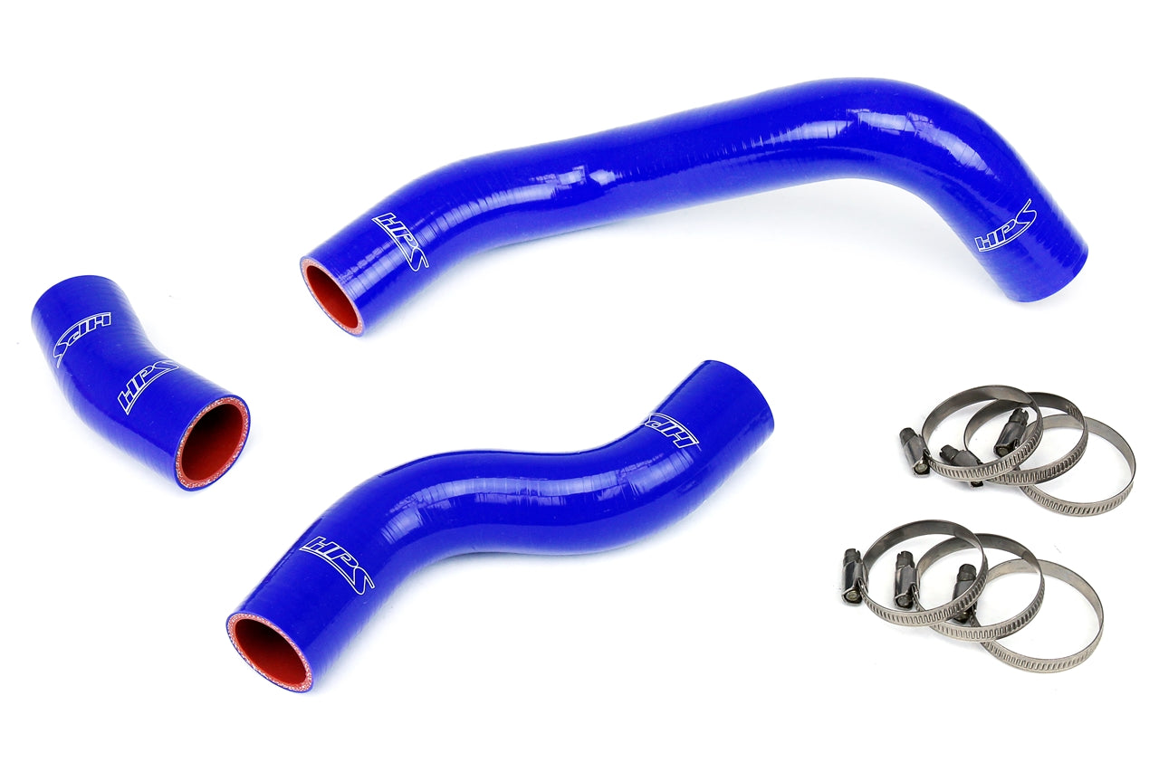 HPS Performance Products HPS Blue Reinforced Silicone Radiator Hose Kit Coolant Scion 13-16 FRS