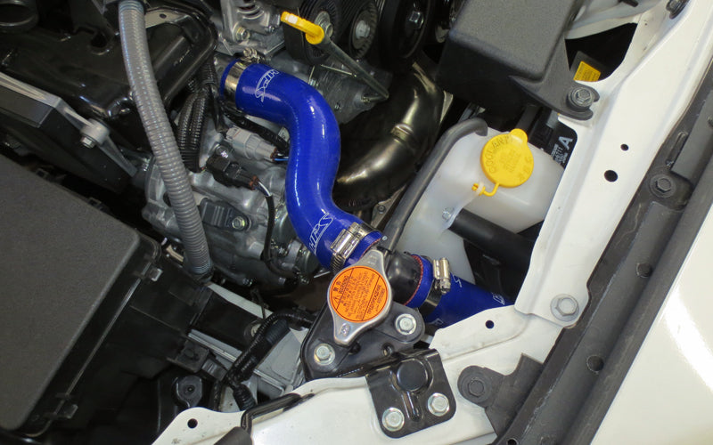 HPS Performance Products HPS Blue Reinforced Silicone Radiator Hose Kit Coolant Scion 13-16 FRS