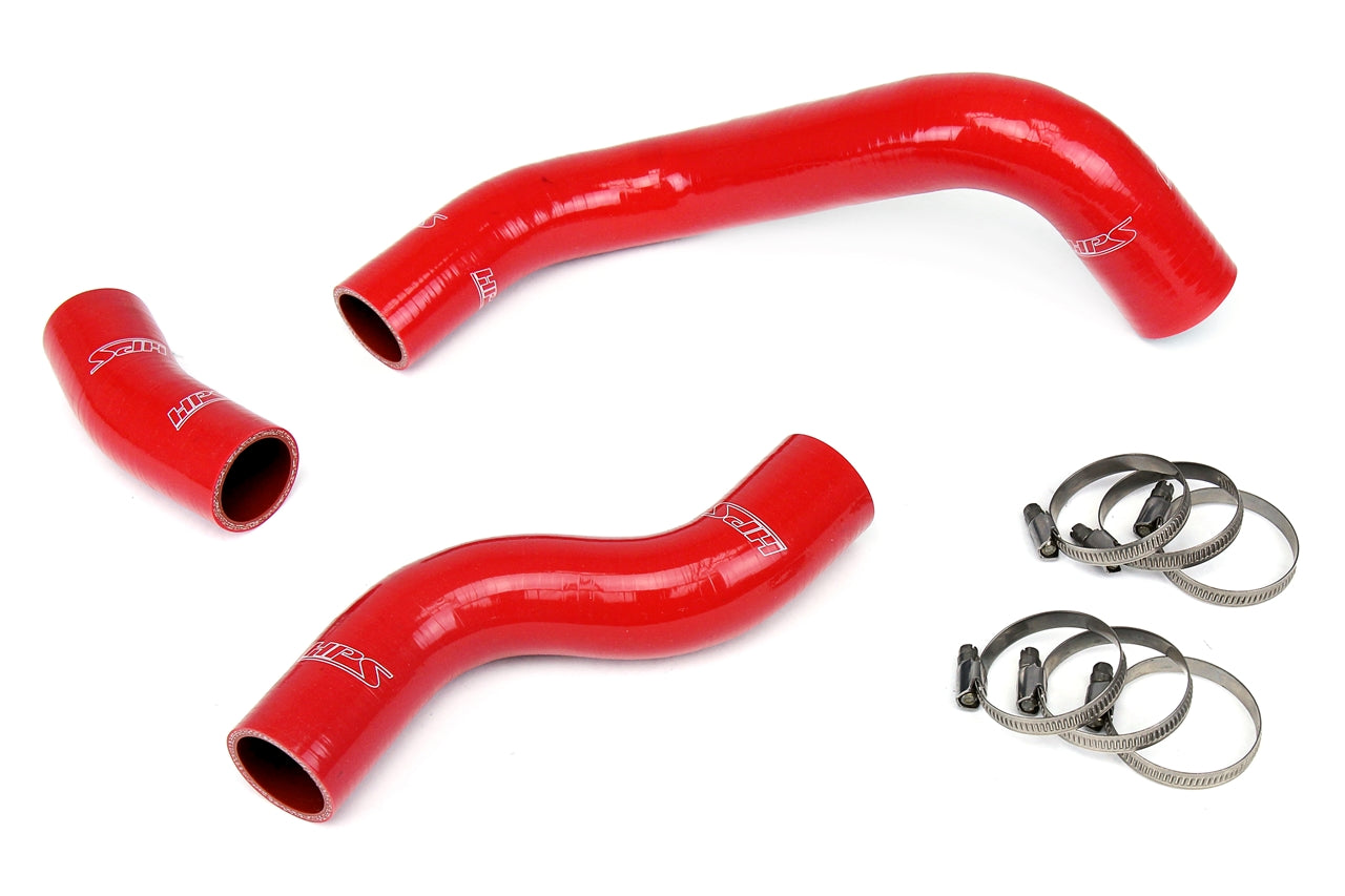 HPS Performance HPS Red Reinforced Silicone Radiator Hose Kit Coolant Scion 13-16 FRS