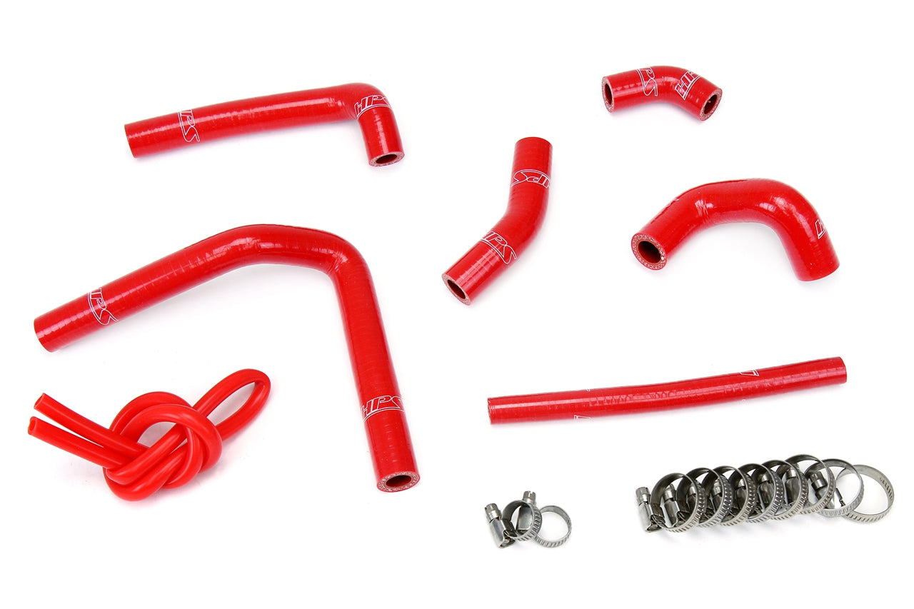 HPS Performance HPS Red Reinforced Silicone Radiator Hose Kit Coolant Honda 02-07 CR250R 2 Stroke
