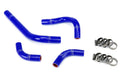 HPS Performance HPS Blue Reinforced Silicone Radiator Hose Kit Coolant Honda 04-09 CRF250X