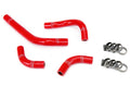HPS Performance HPS Red Reinforced Silicone Radiator Hose Kit Coolant Honda 04-09 CRF250X