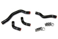 HPS Performance HPS Black Reinforced Silicone Radiator Hose Kit Coolant Honda 05-09 CRF450X