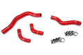 HPS Performance HPS Red Reinforced Silicone Radiator Hose Kit Coolant Honda 05-09 CRF450X