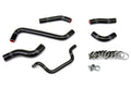 HPS Performance HPS Black Reinforced Silicone Radiator Hose Kit Coolant Kawasaki 10-11 KX450F