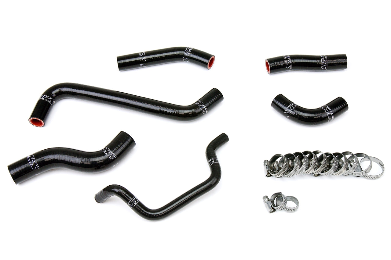 HPS Performance HPS Black Reinforced Silicone Radiator Hose Kit Coolant Kawasaki 10-11 KX450F