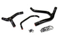HPS Performance HPS Black Reinforced Silicone Radiator Hose Kit Coolant Kawasaki 06-08 KX450F