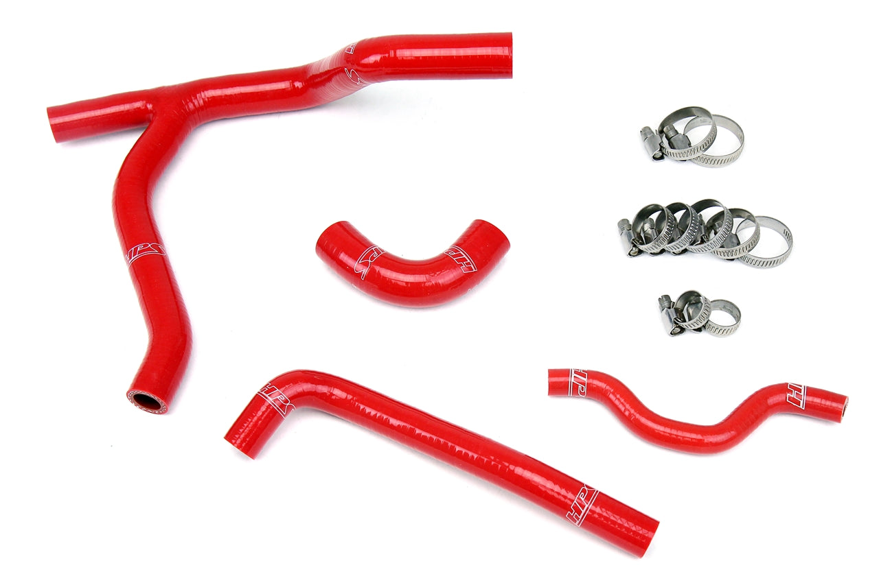 HPS Performance Products HPS Red Reinforced Silicone Radiator Hose Kit Coolant Kawasaki 06-08 KX250F