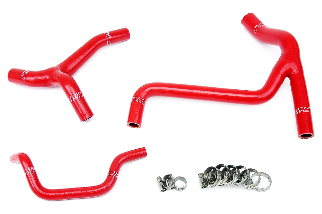 HPS Performance HPS Red Reinforced Silicone Radiator Hose Kit Coolant Kawasaki 10-12 KX450F
