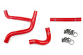 HPS Performance Products HPS Red Reinforced Silicone Radiator Hose Kit Coolant Suzuki 06-07 RMZ450