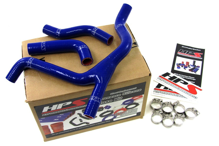 HPS Performance HPS Blue Reinforced Silicone Radiator Hose Kit Coolant Suzuki 07-09 RMZ250