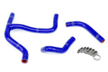 HPS Performance HPS Blue Reinforced Silicone Radiator Hose Kit Coolant Suzuki 08-14 RMZ450